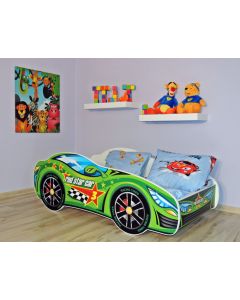 Dečiji Krevet 160X80Cm (Trkački Auto) Green - 7599