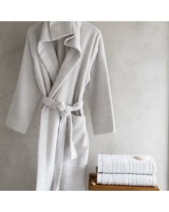 DEKOR DOM Bade mantil NATUR XXL/XXXL - Light grey