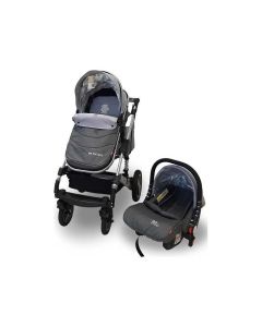 KOLICA ZA BEBE GS-T106 BBO MATRIX SET - SIVA - GS-T106SIVS