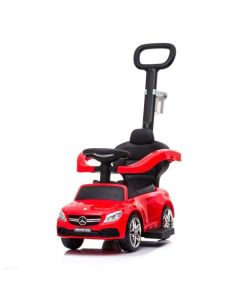 ECO TOYS Guralica za decu sa ručkom Mercedes, crvena - 639RED