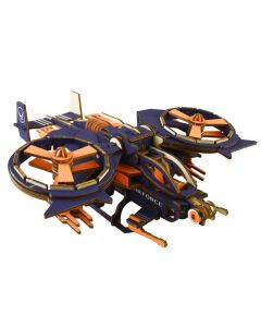 3d drvena slagalica - Gunship letilica - 31