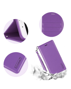 Maska za Huawei Honor View 20 ljubičasta na preklop Hanman Minor - 031605
