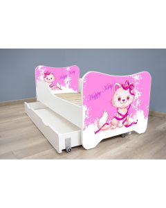 Dečiji Krevet 140X70Cm Happy Kitty + Fioka Happy Kitty - 7535 F