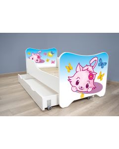 Dečiji Krevet 140X70Cm Happy Kitty + Fioka Little Kitty - 7536 F