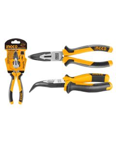 Ingco zakrivljena špic klešta 160mm Industrial HBNP28168