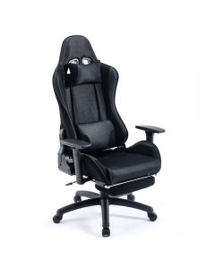 ePlayGame Gejmerska stolica HC-4036BL crna štof - HC-4036BL
