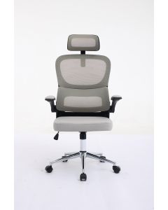 eHomeOffice Kancelarijska stolica do 120 kg - siva - HC-916