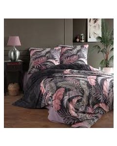 VIKTORIJA Posteljina HOME 160x220cm Hena black - VLK000403-henablack