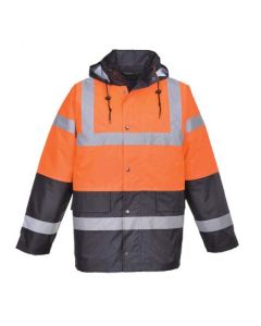 PORTWEST Radna jakna Hi-Vis Traffic dvobojna S467, narandžasta - 61362XXXL