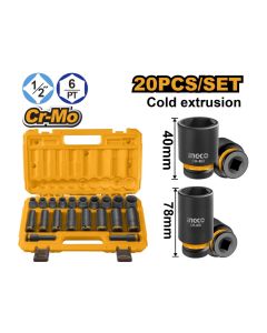 Set udarnih nasadnih ključeva HKISSD12203L 1/2