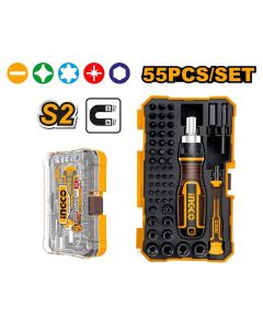 Set preciznih odvijača i bitova HKSDB0558 55 kom SUPER INGCO