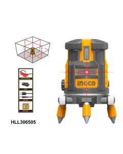 Samonivelisuci linijski laser (crveni laserski zraci) HLL306505 INGCO - 11602