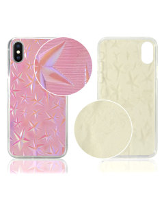Maska za Samsung S10 Plus/ G975 Hologram 3D Star roze - 035796