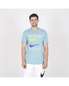 NIKE Majica kratak rukav nsw tee 6mo swsh sp25 M - HQ8094-464L