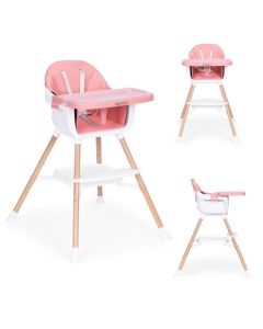 ECO TOYS Hranilica za bebe 2u1, pink - HC508 PINK