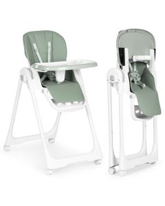 ECO TOYS Hranilica za bebe sa duplom tacnom, zelena