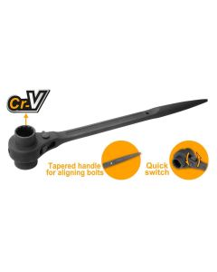 Ingco račna sa duplim nasadnim ključem 17x19mm HRSTW17191