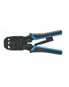 HOGERT Krimp klešta s polugom za RJ-11 terminal western plug 4P 6P 8P - HT1P170
