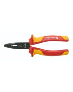 HOGERT Klešta izolirana VDE 1000 v 160 mm izdužena poluokrugla savijena - HT1P919