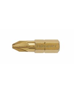 HOGERT Bit PZ2 25 mm hrapav prihvat presvučen titanom tanak blister 5 kom - HT1S385