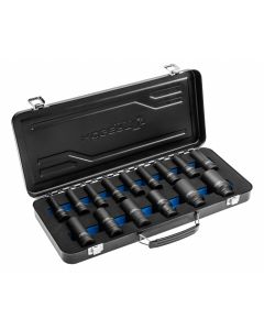 HOGERT Set nasadnih ključeva udarnih dugih 15 kom