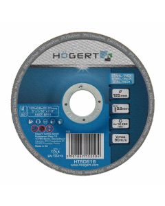 HOGERT Rezni disk za inox 125 mm ultra tanak 0.8 mm - HT6D616