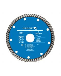 HOGERT Rezni dijamantski disk 125 mm super tanak - HT6D712
