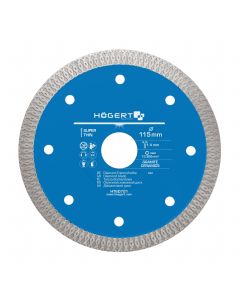 HOGERT Rezni dijamantski disk 115 mm za rezanje keramike - HT6D721