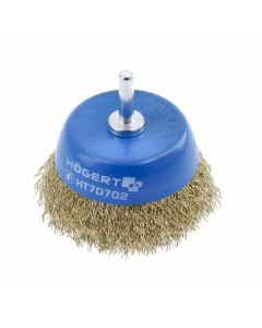 HOGERT Četka lončasta za brusilicu 75 mm mesing 0.3 mm - HT7D702