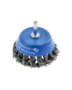 HOGERT Četka lončasta za brusilicu 75 mm čelik 0.5 mm - HT7D706