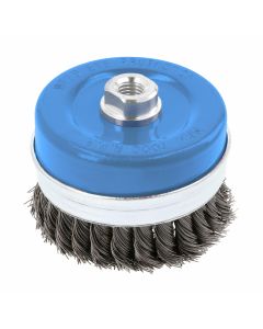 HOGERT Četka lončasta za brusilicu M14 100 mm čelik 0.05 mm - HT7D738