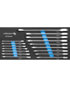 HOGERT Organizator EVA set viljuškasto - okasti ključeva 16 kom - HT7G146