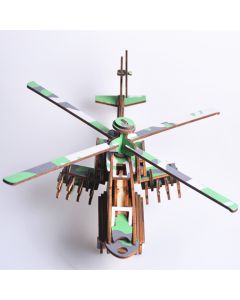 3d drvena slagalica Helikopter- Apač - 12-1-1-1