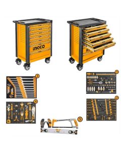 Ingco set 162 alata u metalnim kolicima HTCS271621