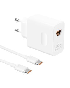 HUAWEI Punjač A061 66W sa kablom, bela