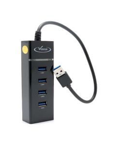HUB USB 3.0 Hi-Speed Venous 4 porta crni