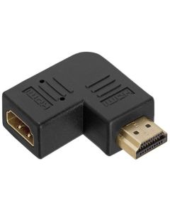 Adapter E-Green HDMI (M)-HDMI (F) pod uglom crni