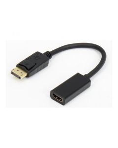 Adapter E-Green DisplayPort 1.4(M)-HDMI 2.0(F) kabl 20cm crni