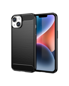 Maska za iPhone 15 Silicone Defender crna