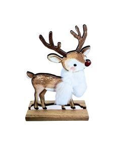 Drveni novogodišnji ukras Jelen
