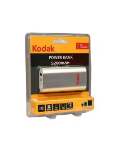 KODAK Power Bank, 5200 mAh, srebrna - 30411890