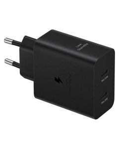 SAMSUNG Univerzalni adapter Duo, 2x USB-C, max 50W, crna - EP-T5020-XBE