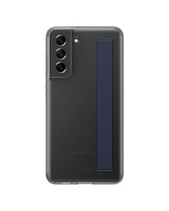 SAMSUNG Silikonska maska za Galaxy S21 FE strap, crna - EF-XG990-CBE