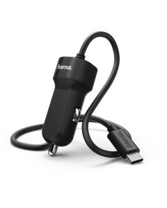 HAMA Auto punjač USB Tip-C, 3A, crna - 173618-1
