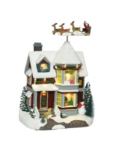 ENA Novogodišnja svetleća kuća 15x22x30cm 11LED