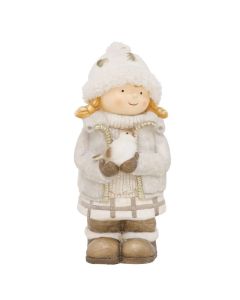 ENA Novogodišnja keramička figura dete 21x21x55cm