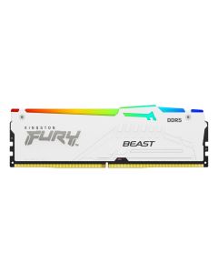 KINGSTON DIMM DDR5 32GB (2x16GB kit) 6000MT/s KF560C30BWEAK2-32 FURY Beast RGB White EXPO - MEM02660