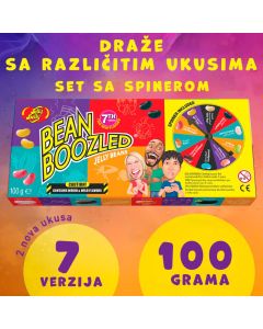 JELLY BELLY CANDY Draže bombone sa diskom Beanboozled, 100g 7th edition