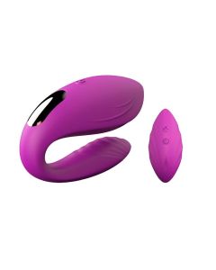 Parni vibrator sa daljinskim (MELO) ROZE