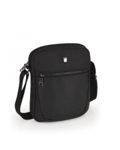 GABOL Torbica na rame muška 20x25x7 cm Devon crna